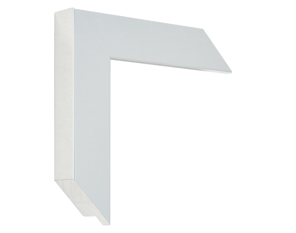 Cornice liscia per diplomi argento-43x55 cm 454-arg-sp-43x55 cm